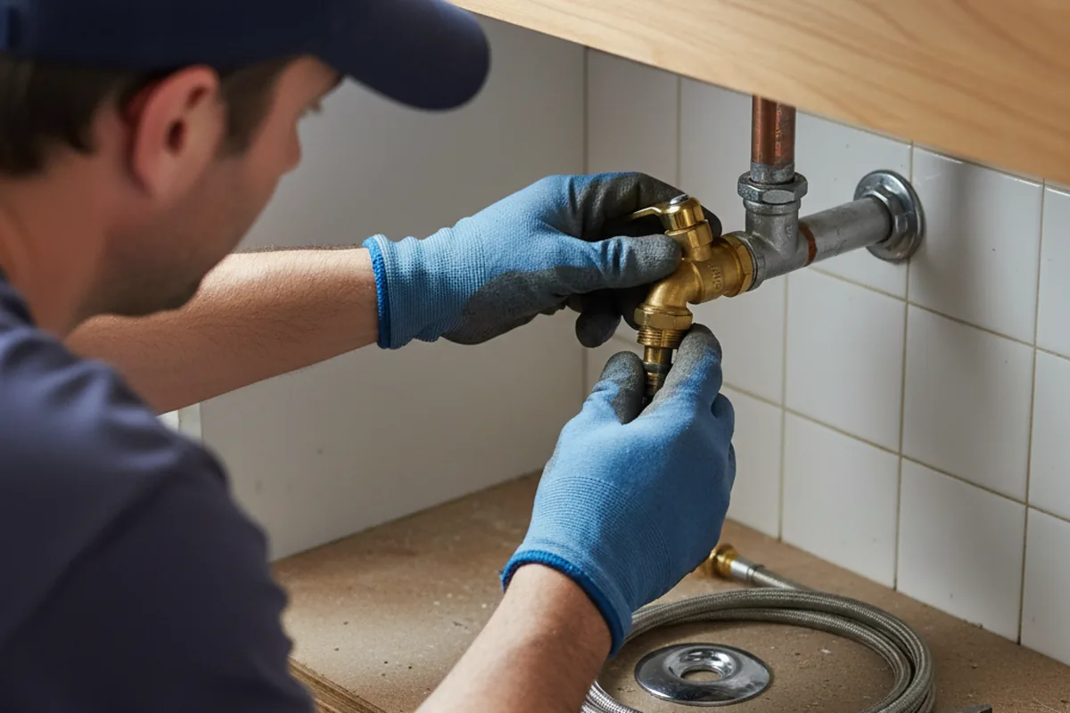 Shutoff valve and fitting work during Emergency Plumbing in Bear River City